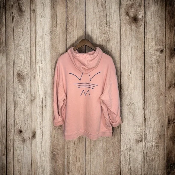 Adidas Light Pink Hoodie for Men - Picture 3 of 4
